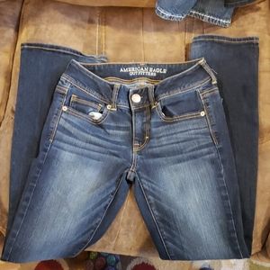 American eagle size 0 kickboot jeans
